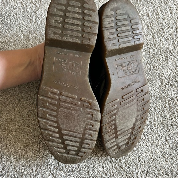 DOC DR MARTENS Vintage Mens Size 10 UK / 11 US England Black Oxford Shoes - Picture 4 of 6